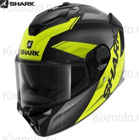 Шлем Shark Spartan GT Elgen, Матовый черный с желтым