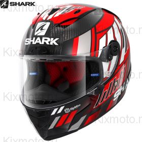 Шлем Shark Race-R Pro Carbon Replica Zarco, Бело-красный