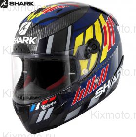 Шлем Shark Race-R Pro Carbon Replica Zarco, Сине-красный