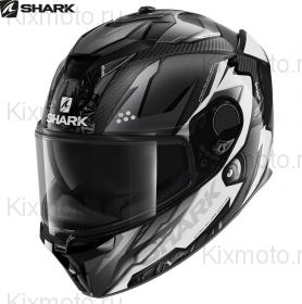 Шлем Shark Spartan GT Carbon Urikan, Серо-белый