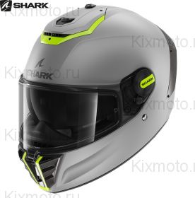 Шлем Shark Spartan RS, Серебристо-желтый