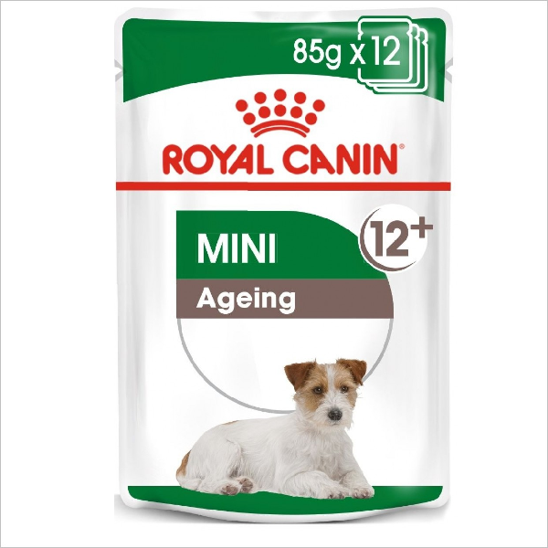 Влажный корм для собак средних пород Royal Canin Mini Ageing 12+ кусочки в соусе