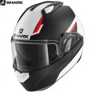 Шлем Shark Evo-GT Sean, Бело-черно-красный
