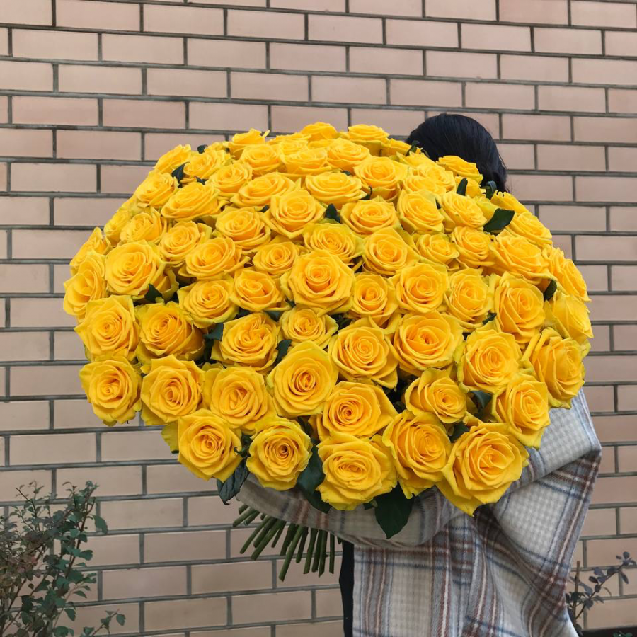 Розы желтые 50 см (от 11шт.)