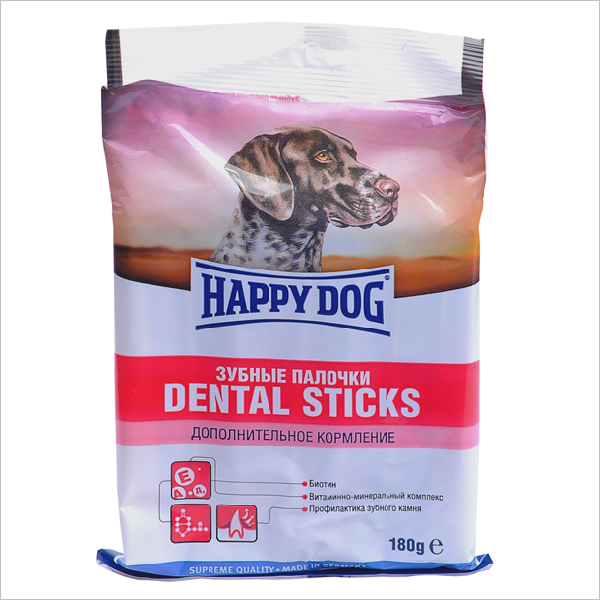 Лакомство для собак Happy Dog зубные палочки