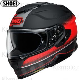 Шлем Shoei GT-Air 2 Tesseract, Черный матовый с красным