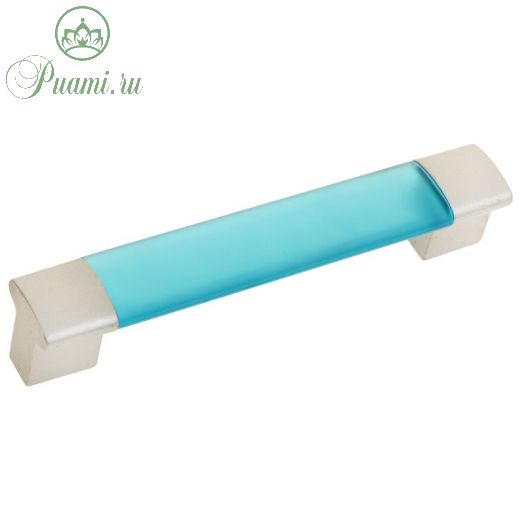 Ручка скоба PLASTIC 006, пластиковая, м/о 96 мм, синяя