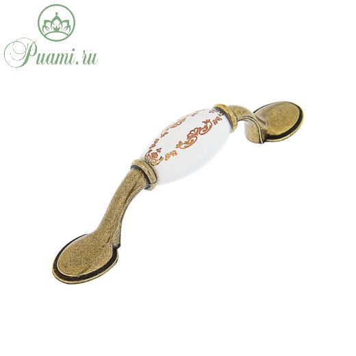 Ручка скоба Ceramics 012, 76 мм, керамическая, цвет бронза