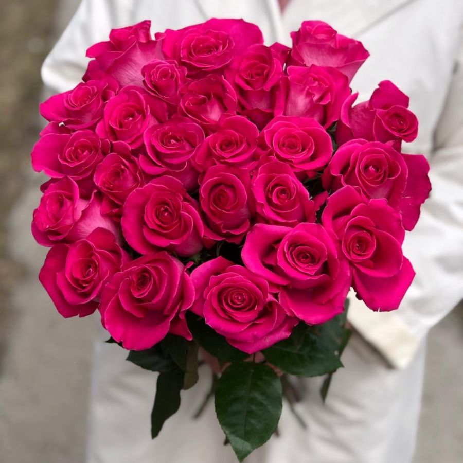 Розы розовые 50 см (от 11шт.)