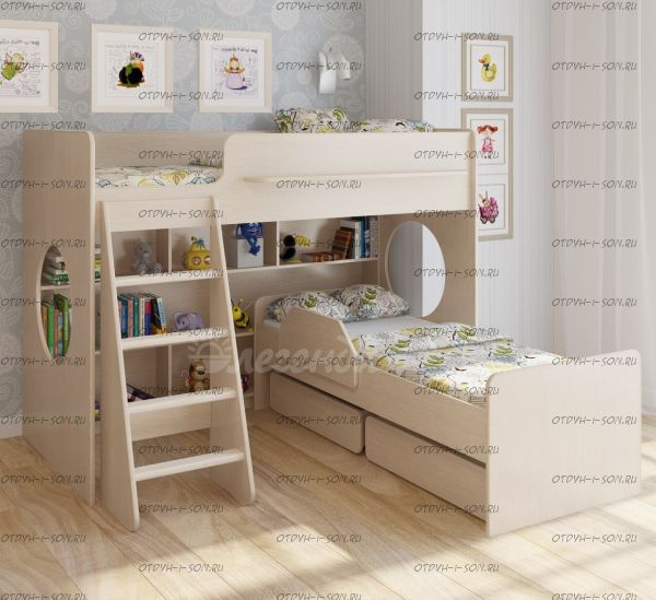 Двухъярусные шкаф-кровати в интерьере: преимущества и особенности