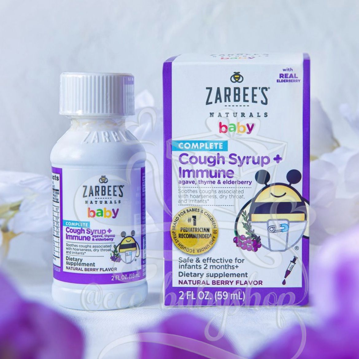 Zarbee’s Baby Cough Syrop + Immune с 2-х месяцев