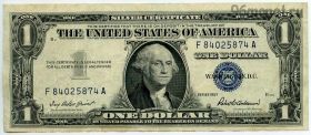 США 1 доллар 1957