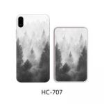 Защитный чехол HOCO Colorful and graceful series для iPhone7/8 (елки в тумане)