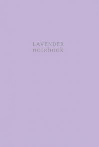 Тетрадь студенческая в клетку Lavender notebook, А4, 40 листов