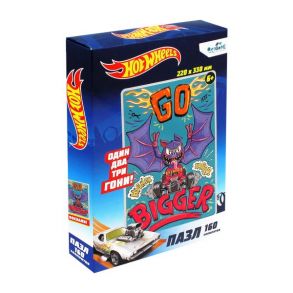 Пазл 160 эл. Hot Wheels.Только вперед!