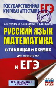 ЕГЭ. Русский язык. Математика в таблицах и схемах для подготовки к ЕГЭ - Текучева Ирина Викторовна, Слонимская И. С., Слонимский Лев Иосифович