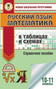 ЕГЭ. Русский язык. Математика в таблицах и схемах для подготовки к ЕГЭ - Текучева Ирина Викторовна, Слонимская И. С., Слонимский Лев Иосифович