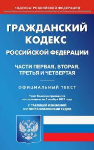 Гражданский кодекс Российской Федерации. Части первая, вторая, третья и четвертая