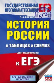 ЕГЭ. История России в таблицах и схемах для подготовки к ЕГЭ. 10-11 классы - Баранов Петр Анатольевич