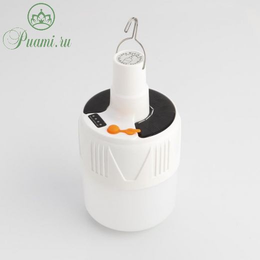 Фонарь кемпинговый, 12 Вт, 1200mAh, 24 led, от солнечной батареи 16.5х8.5х8.5