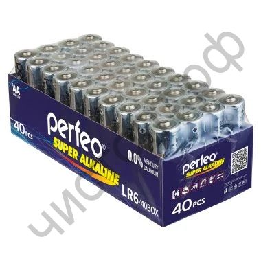 Perfeo LR6  карт. 40BOX Super Alkaline (упак. по 40 шт.)