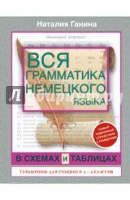 Вся грамматика немецкого языка в схемах и таблицах. 5-9 классы. Справочник / Ганина Наталия Александровна