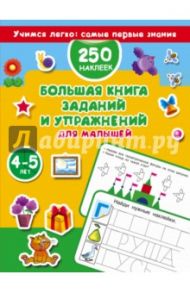 Большая книга заданий и упражнений для малышей 4-5 лет / Дмитриева Валентина Геннадьевна