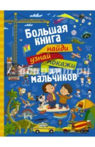 Большая книга найди, узнай, покажи для мальчиков / Доманская Людмила Васильевна, Максимова Инна Юрьевна