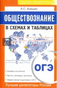 Обществознание. ОГЭ в схемах и таблицах / Анашко Александр Сергеевич