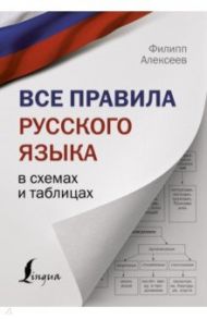 Все правила русского языка в схемах и таблицах / Алексеев Филипп Сергеевич