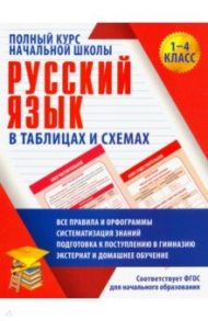 Русский язык. 1-4 классы. Полный курс начальной школы в таблицахи схемах. ФГОС / Жуковина Е. А.