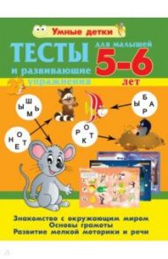 Тесты и развивающие упражнения для малышей 5-6 лет. Основы грамоты / Струк Александра Васильевна