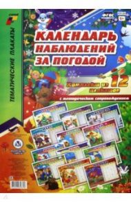 Комплект плакатов "Календарь наблюдений за погодой". ФГОС