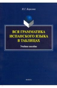 Вся грамматика испанского языка в таблицах. Учебное пособие / Корелова Наталья Германовна