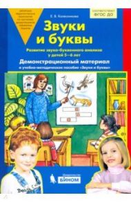 Звуки и буквы. Демонстрационный материал. Для детей 5-6 лет. ФГОС ДО (А4) / Колесникова Елена Владимировна