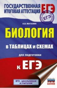 ЕГЭ. Биология в таблицах и схемах для подготовки к ЕГЭ. 10-11 классы / Маталин Андрей Владимирович