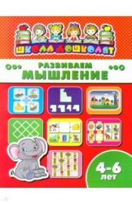 Книжка РАЗВИВАЕМ МЫШЛЕНИЕ. 4-6 лет (45012)