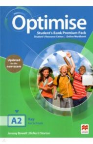 Optimise. Updated. A2. Student's Book Premium Pack. With Student's Resource Centre + Online Workbook / Bowell Jeremy, Storton Richard