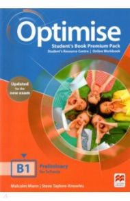 Optimise. Updated. B1. Student's Book Premium Pack. With Student's Resource Centre + Online Workbook / Mann Malcolm, Taylore-Knowles Steve