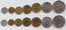 Таиланд Набор 7 монет XF