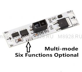 ИК выключатель для светодиодной ленты 12в Модель: XK-GK-4010A