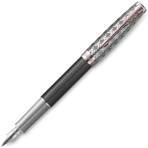 Parker Sonnet Premium - Metal Grey PGT, перьевая ручка, F