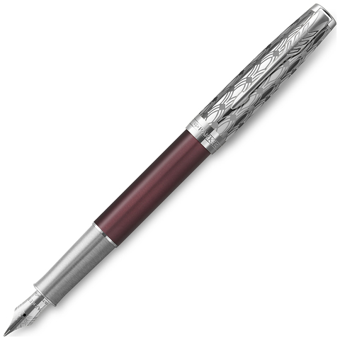 Parker Sonnet Premium - Metal Red CT, перьевая ручка, F