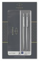 Набор подарочный Parker Jotter Core - Stainless Steel CT, ручка шариковая+карандаш