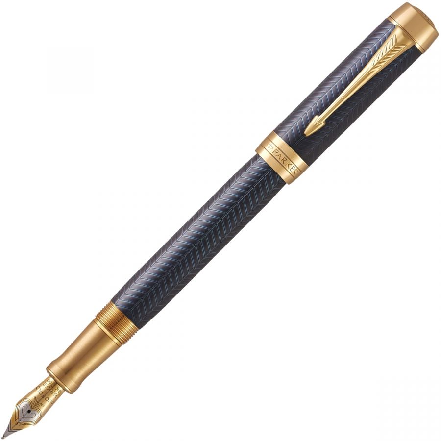 Parker Duofold - Blue Chevron GT, перьевая ручка, F