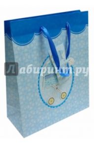 Пакет подарочный "Baby Carriage Blue"