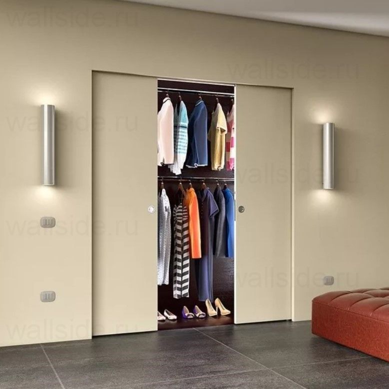 Пенал Eclisse Syntesis Luce Double двустворчатый 2000 мм