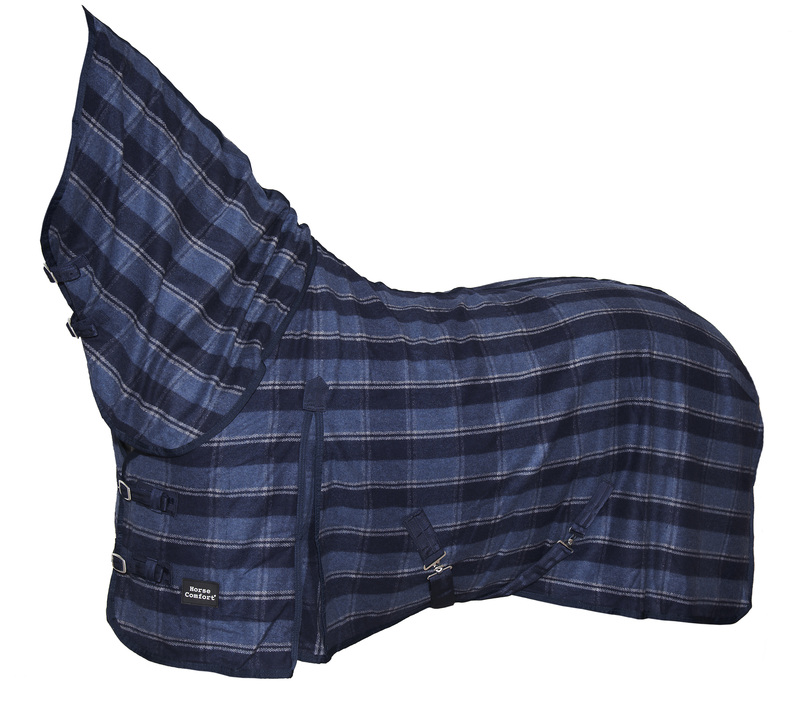 Шерстяная попона с полной шеей "Horse Comfort", плотность 525 г/м Новые цвета