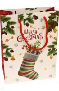 Пакет подарочный Новогодний носок с подарками