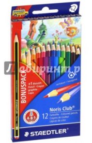 Карандаши цветные "Noris Club" (12 цветов) (144SET1)